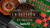 Bets10 Auto Lightning Roulette